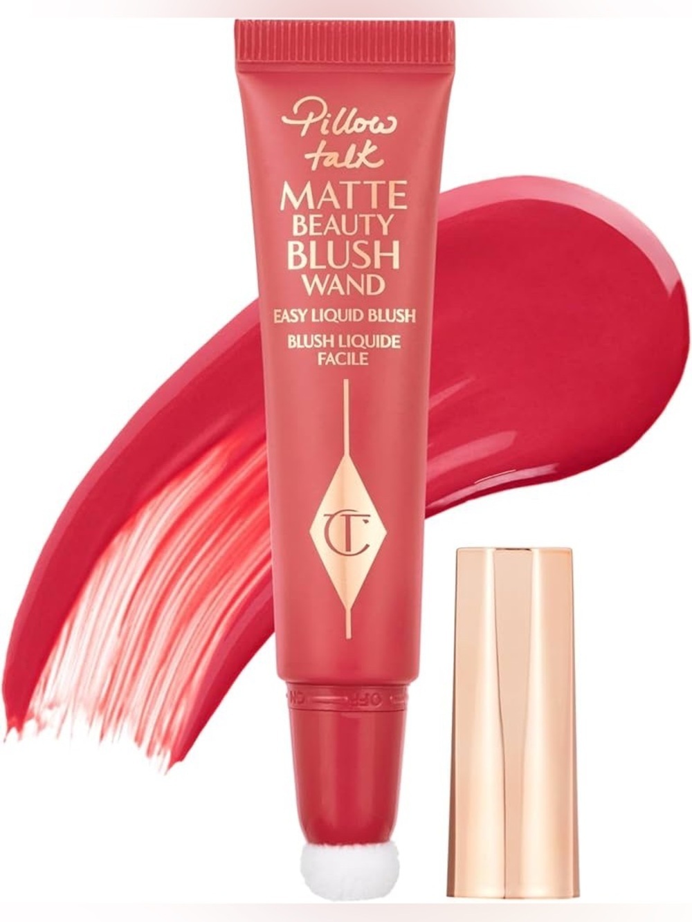 CHARLOTTE TILBURY Pillow Talk Matte Beauty Liquid Blush Wand, Dream Pop